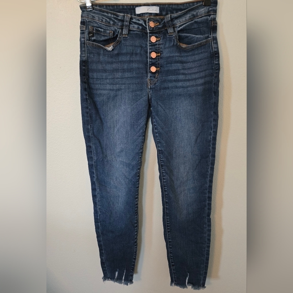 Kancan Raw Hem Skinny Jeans Size 9/28